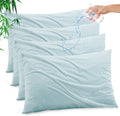Gogreen Bamboo Rayon Waterproof Pillow Protector, Breathable Pillow Cover, Cooling Pillow Case Protector with Zipper, Super Soft Pillow Cas…