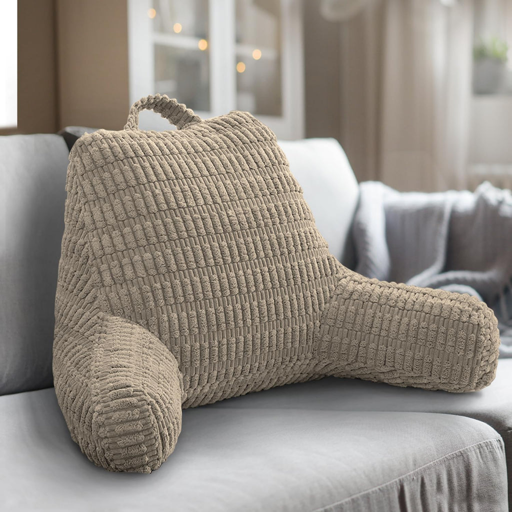 MIJIMO Reading Pillows for Sitting in Bed Adult, Back Rest Pillow for Sitting Up in Bed and Couch, Back Support Chair Pillow Support…