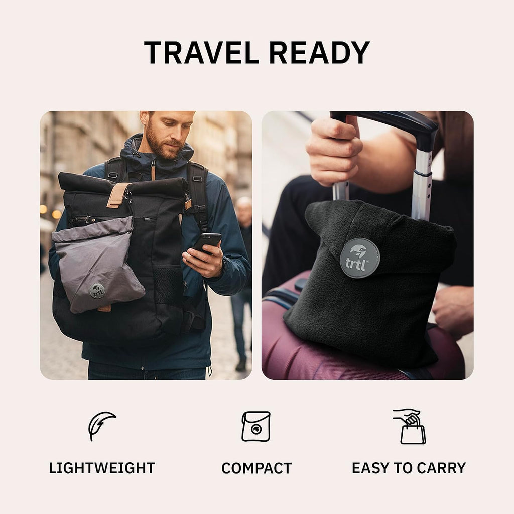 Trtl Pillow - designed for everyday use, Super Soft Neck Support Travel Pillow for Airplanes - Lightweight and Machine Washable…