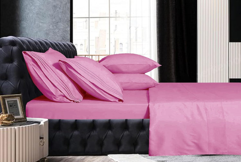 MocassiLuxuryBedding Mocassi King Sheet Set - Luxury Hotel 1800 Premier Bedding Sheets & Pillowcases - Ultra Soft Breathable & Cooling Bed…