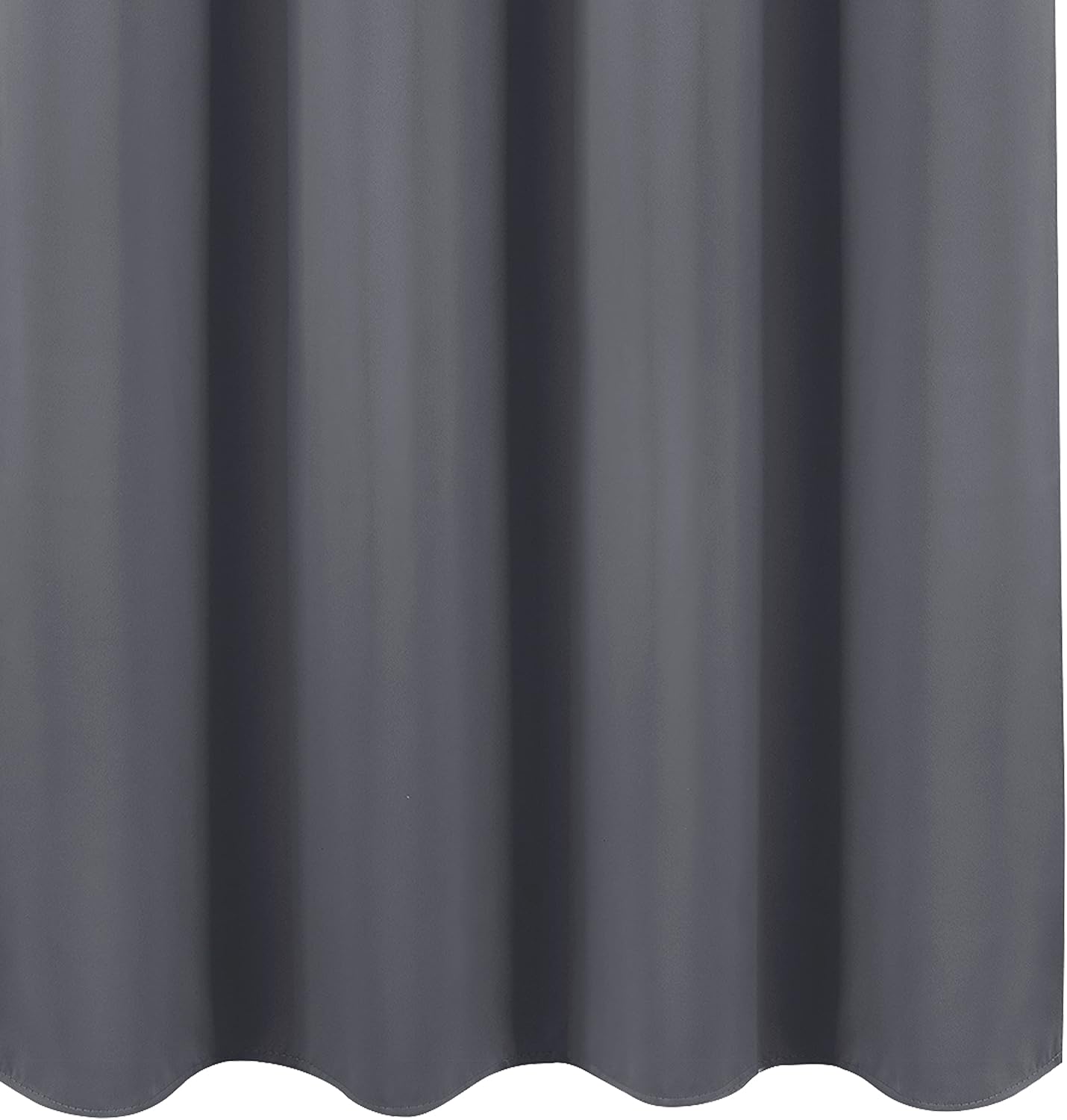 Lemomo Blackout Curtains 42 x 95 inch/Dark Grey Curtains Set of 2 Panels/Thermal Insulated Room Darkening Bedroom Curtains 95 inch Grey