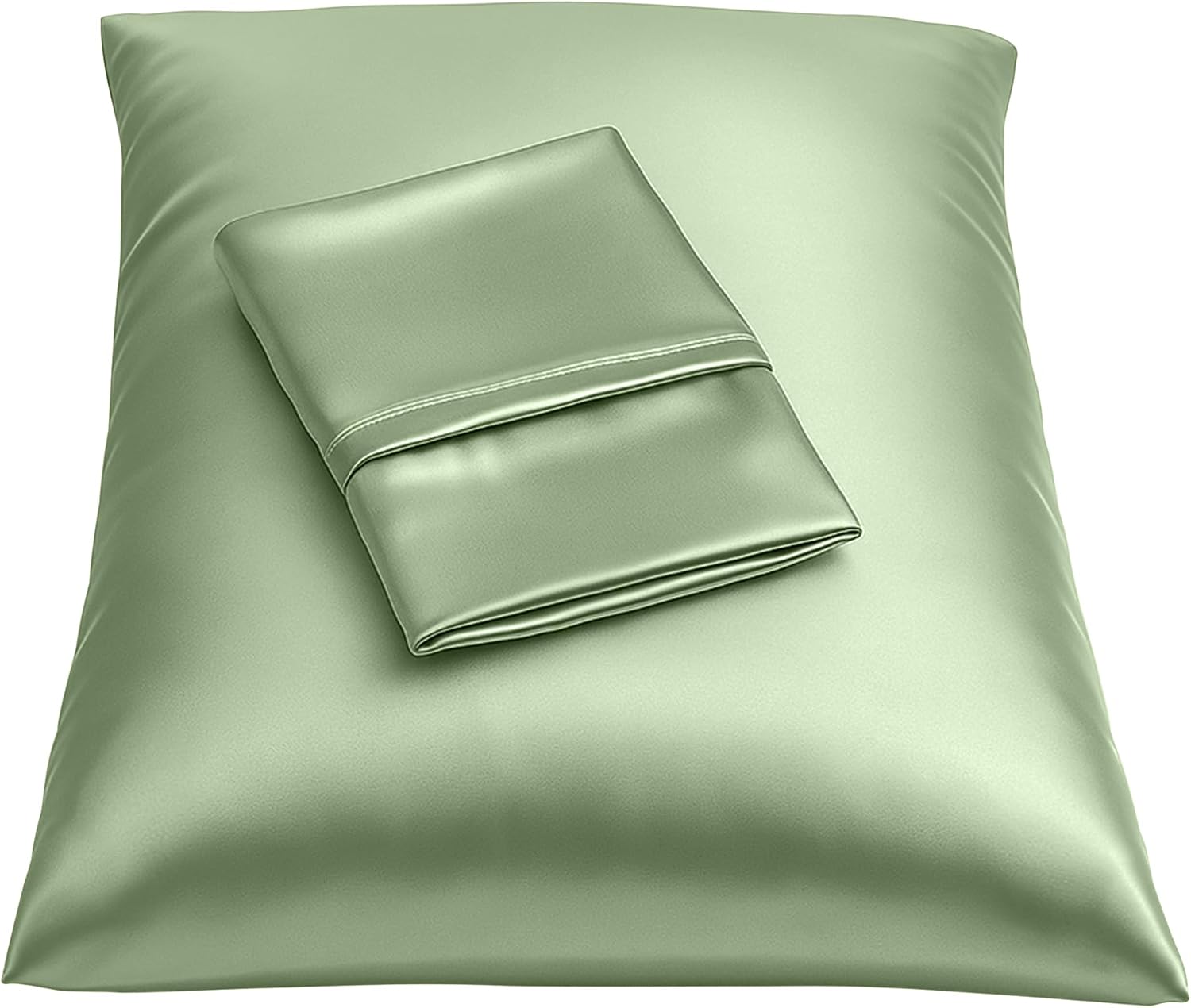 Blissford Satin Pillowcase with Zipper, for Hair and fabric comfort, Feels Soft and Cool Like a Silk Pillowcase, Satin Pillow Cases 2…