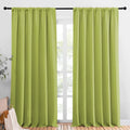 Nicetown 2 Panels Blackout Curtains, Rod Pocket Thermal Insulated Drapess for Bedroom, Privacy Protection easy maintenance Heavy Duty…
