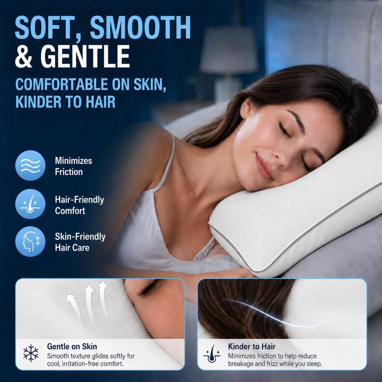 Cieltown Cooling Pillow Cases for Hot-Sleepers: Q-Max ≥0.4 Nylon Spandex Cool-to-Touch for Night Sweats - Waffle Weave for Dry & Com…
