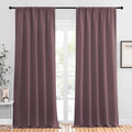 NICETOWN Room Darkening Curtains for Bedroom - Home Decoration Privacy Protection Thermal Insulated Solid Drapes/Draperies for Sliding…