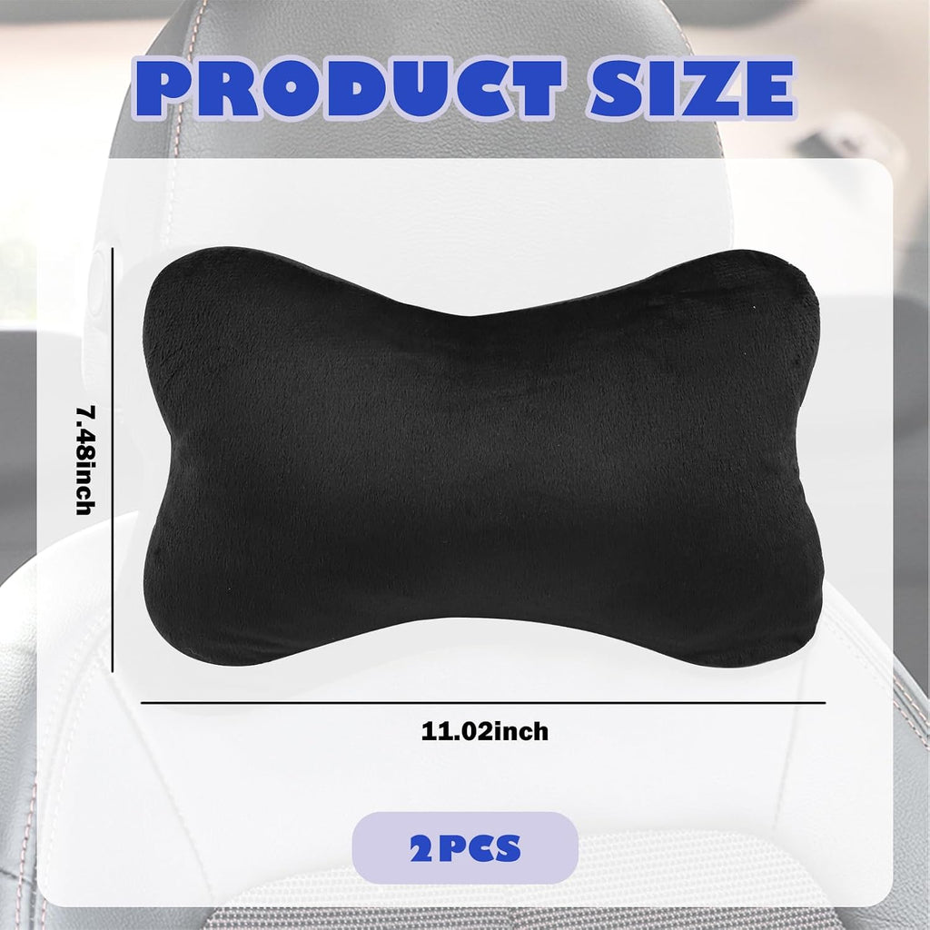 2PCS Car Headrest Pillow, Soft & Comfortable Car Neck Pillow for Driving Fatigue Relieve, All-Season Universal Cars Head Rest Pillows…