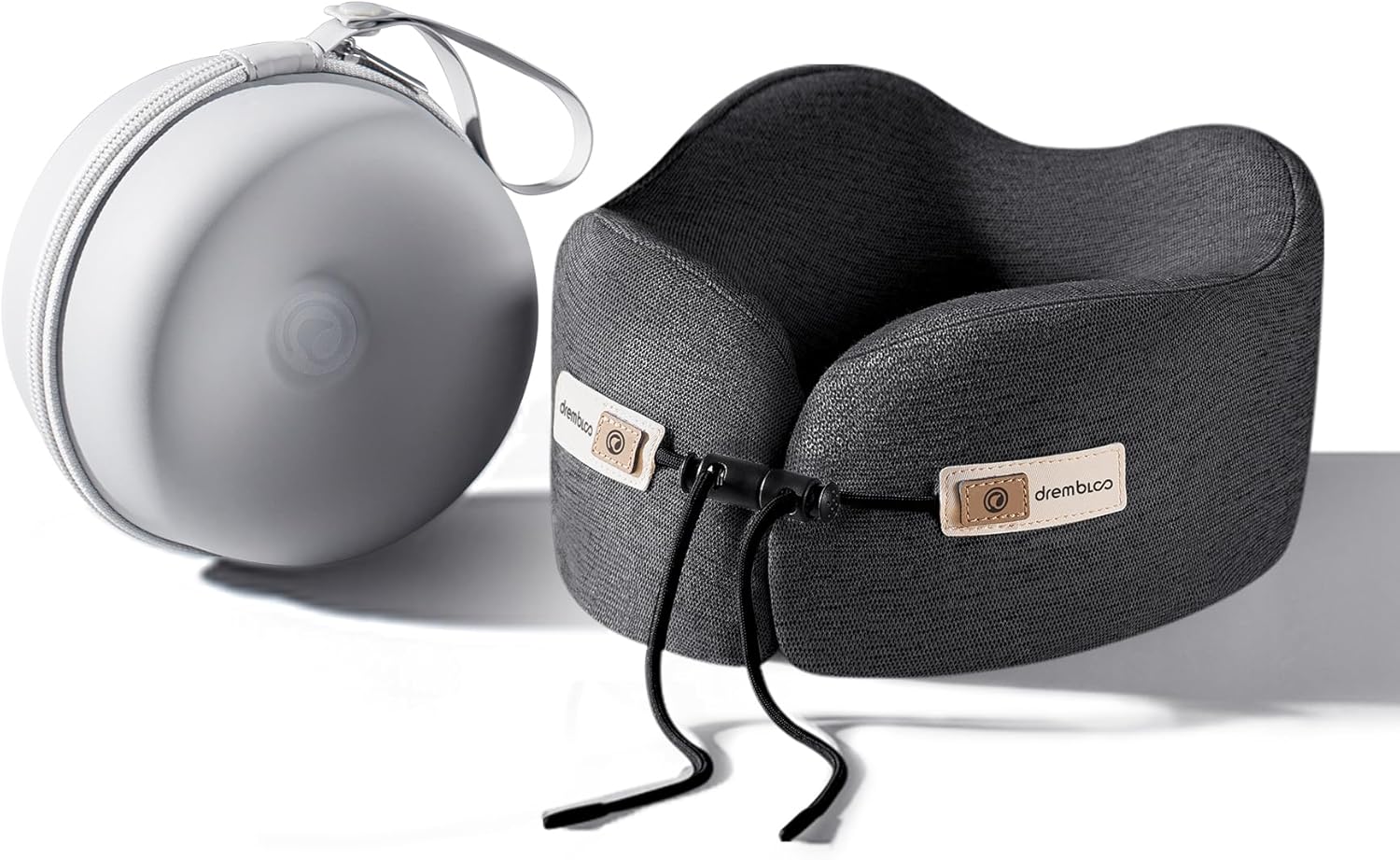 drembloo Travel Neck Pillow for Airplane, Memory Foam 360° Ergonomic Support for Sleeping on Long Flights, Compact Portable Sleep Essential…