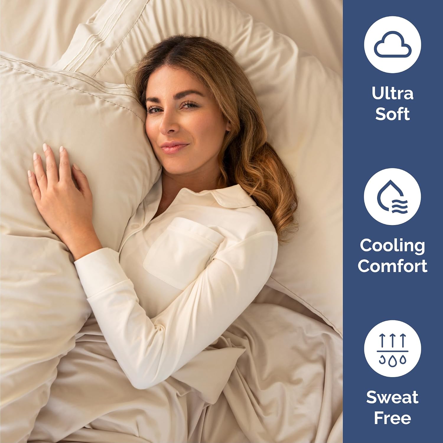 Cal King Size 4 Piece Sheet Set - Comfy Breathable & Cooling Sheets - Hotel Luxury Bed Sheets for Women & Men - Deep Pockets, Easy-Fit…