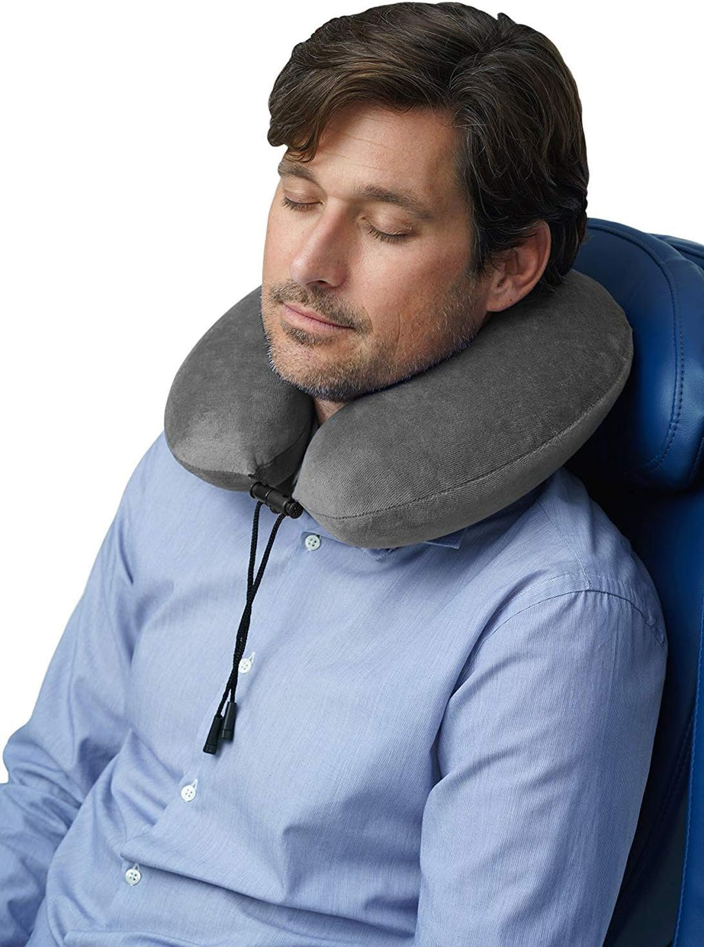 travelrest Neck Pillow Travel Essential - Memory Foam, Washable Micro-Fiber Cover Pillow, Soft and Comfortable Head Support for Long Flight…