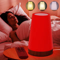 Red Night Light for Sleep, 670nm Night Lamp with White Light 3000K-6500K & Timer, Portable Red Reading Light for Bedroom, Touch/Remote…