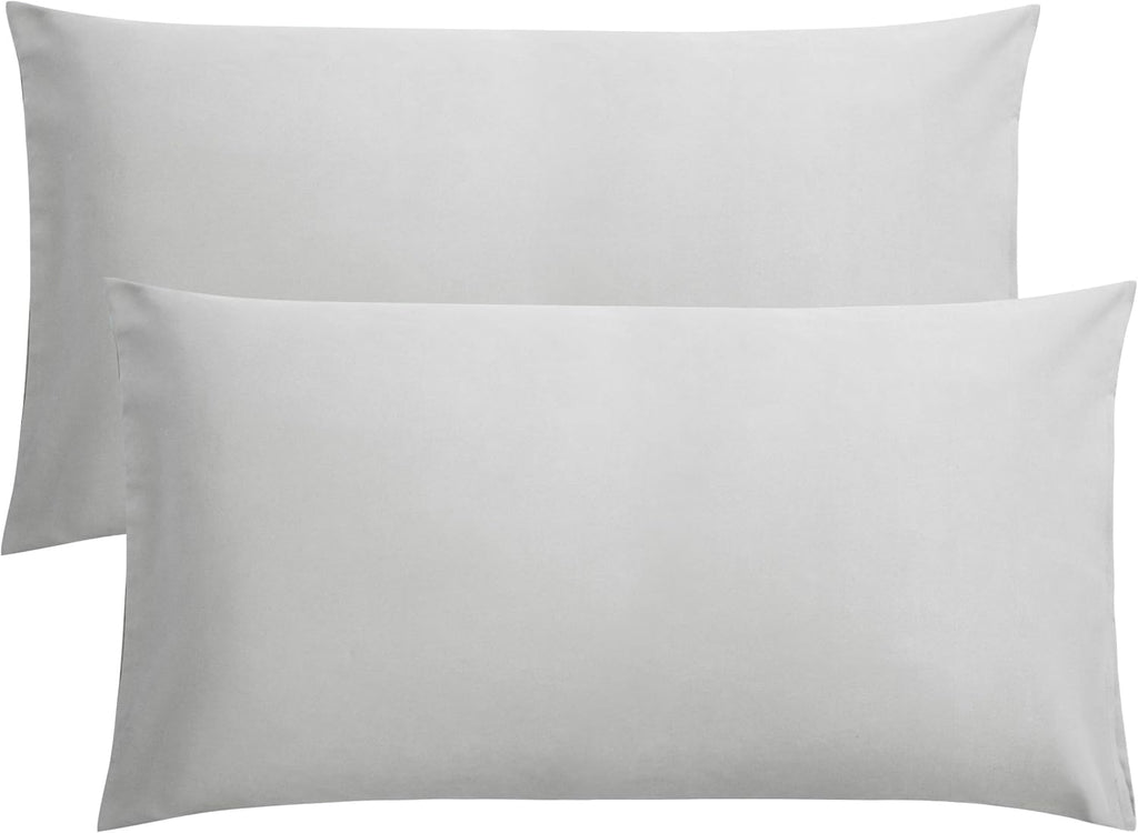 FLXXIE King Pillow Cases Set of 2, Soft Microfiber Pillow Covers with Envelope Closure, Wrinkle, Fade and Stain Resistant Pillowcases…
