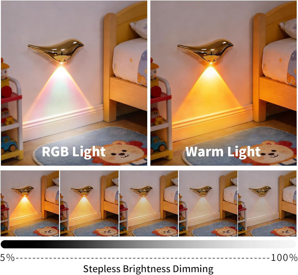 Motion Sensor Night Light: 1200mAh Rechargeable Night Light Set of 2 Magnetic Stair Lights Indoor Wireless Small Night Light for Kids…
