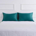 BestSeason Cotton Pillow Protectors/Cover King Size with Zipper 2 Pack Teal Blue Pillow Cases Cooling & Breathable Bed Pillow Protectors Se…