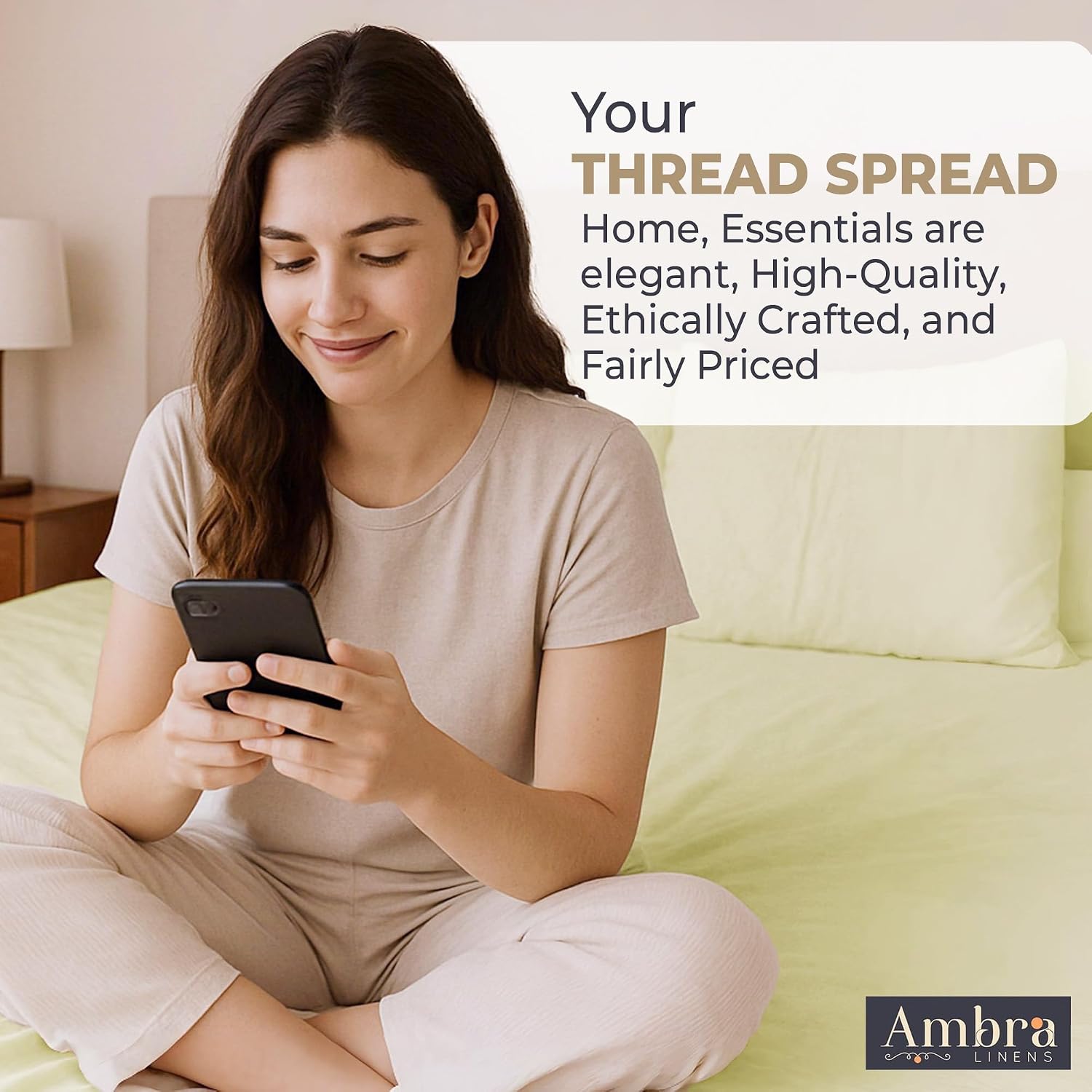 Ambra Linens 100% Organic Cotton Sheets for Full Size Bed - 4 PC Organic Full Size Sheets Set - Soft, Comfy, Breathable & Cooling - 16” Dee…