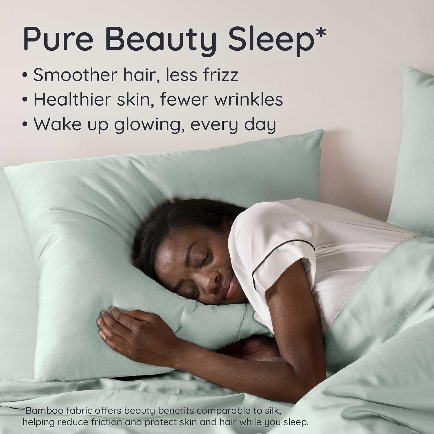 Bambaw 100% Viscose Derived from Bamboo Pillow Cases Queen Size Set of 2, Cooling Pillow Cases Queen Size, Breathable, Anti Acne, Luxury Pi…
