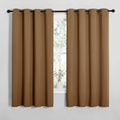 NICETOWN Sleek Blackout Curtains 68 inches Length for Windows, Noise Reducing and Block Draft Panels for Door Doorway Laundry Office…