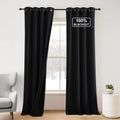 NICETOWN 100% Blackout Plylux Curtains for Living Room 2 Panels - Completely Blackout Window Drapes Thermal Insulate Smart Curtians for…