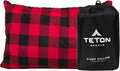 Teton Sports Camp Pillow; Great for Travel, Camping and Backpacking; Washable, Black 1 Count Cotton Black