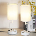 Dreamholder Table Lamp with 3 USB Charging Ports, Modern Desk Lamp with AC Outlet and Phone Stands, Perfect Bedside Lamp for Bedroom…