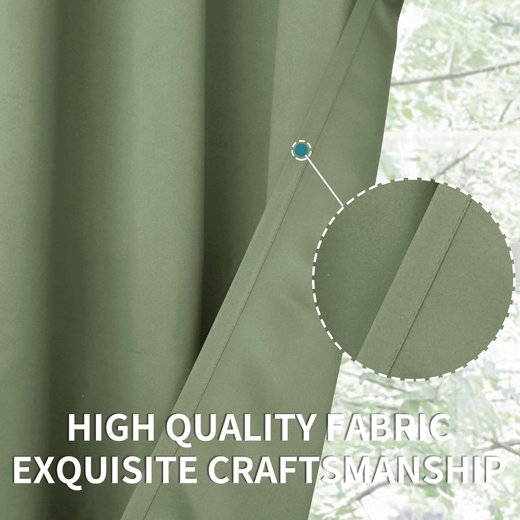 BGment Room Darkening Curtains 95 Inches Long - Grommet Thermal Insulated Drapes Window Treatment Curtains for Bedroom, 2 Panels, 52 x 95 I…