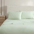 MarthaStewart Martha Stewart - Queen Size Sheets Set, Crisp & Tailored Cooling Sheets w/a Naturally Smooth Cotton Percale Lightweight Feel…
