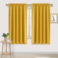 Dwcn Blackout Curtains for Bedroom – Rod Pocket Thermal Insulated Noise Reducing Noise Reducing Drapes for Living Room, W 60 x L 63 Inch, 2…