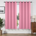 Joydeco Blackout Curtains 63 Inchs Long 52 Wide Black Out Curtains 2 Panels, Thermal Insulated Long Curtain& Drapes Room Darkening Grommet…