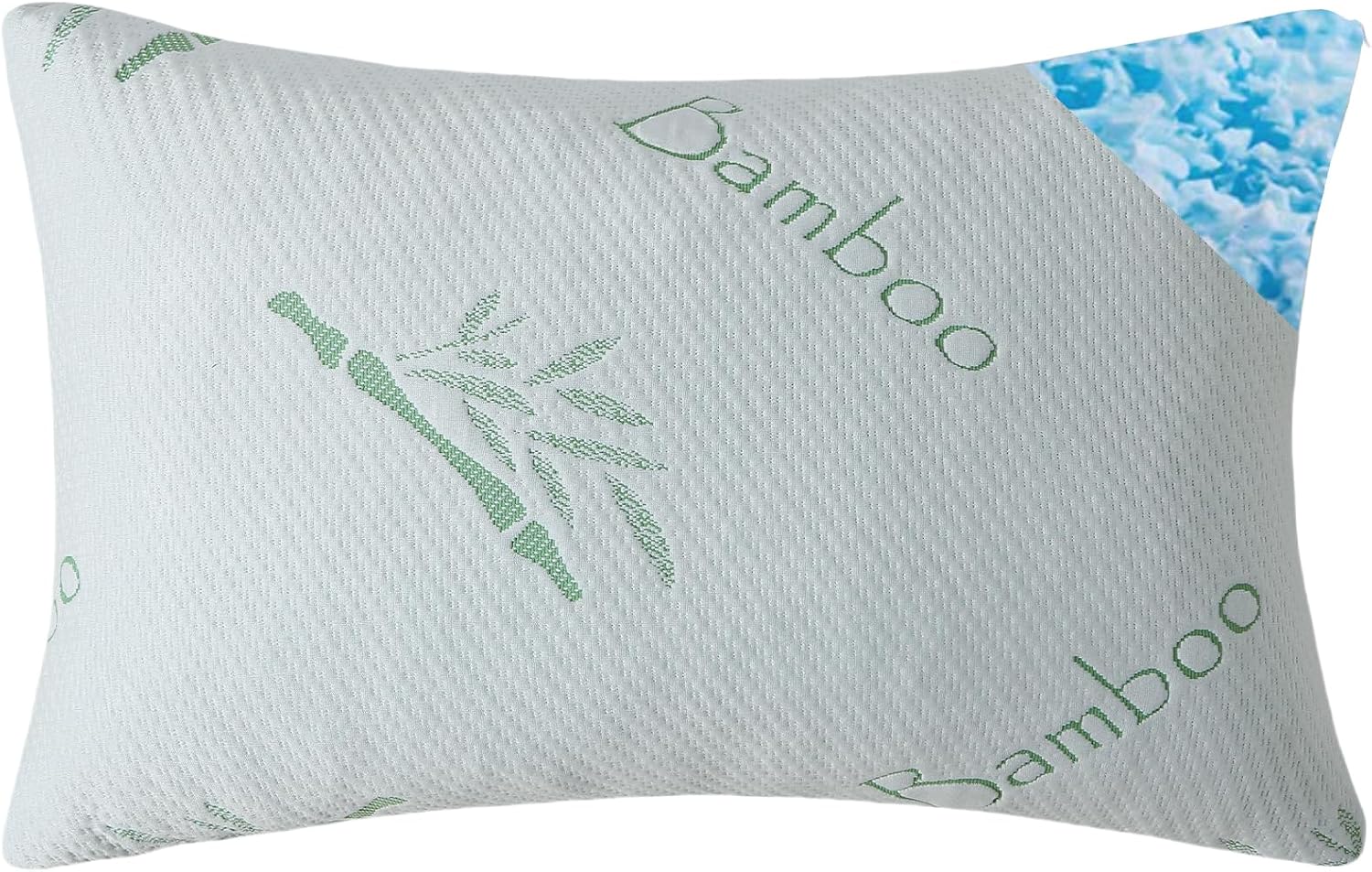 Hoxxme Single Memory Foam Pillows King Size Set of 1, Cooling Rayon Pillow with Breathable Cover, Bed Pillow for Sleeping 1 Pack, Firm Adju…