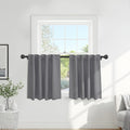 Ponydance PONY DANCE Half Window Curtains - Sunlight Block Privacy Curtains Thermal Insulated Drapes for Kitchen Cafe Kids Nursery Bedroom…