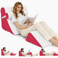 LevNubis 4PCS Orthopedic Bed Wedge Pillow Set for Post Surgery &, Adjustable Wedge Pillow for Back, Sitting up in Bed, Recovery, Acid R…