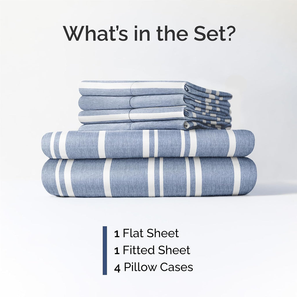 King 6 Piece Sheet Set - Comfy, Breathable & Cooling - Soft Hotel Luxury Bedding for Women, Men, Kids, Teens and Children - 1 Flat & 1…