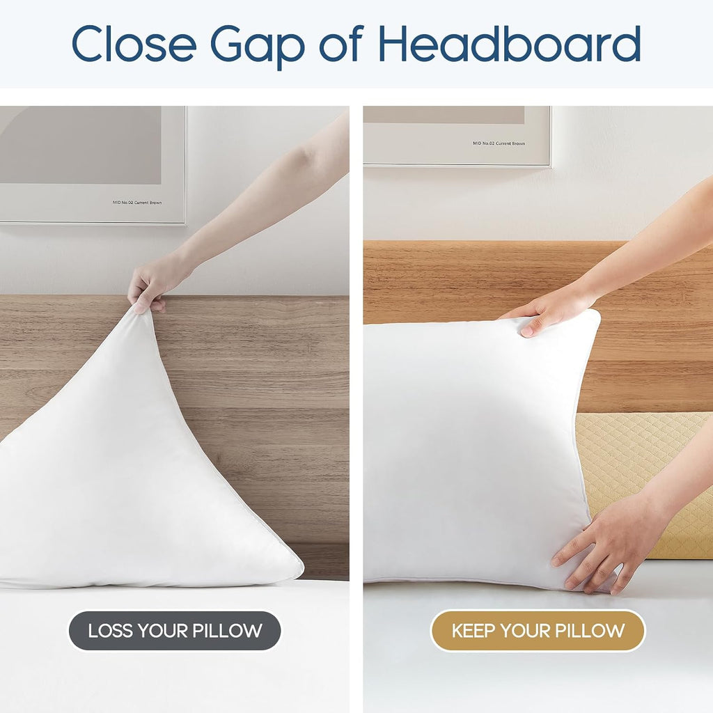 Homemate King Size(76"x10"x6") Bed Wedge Pillow for Headboard - Upgraded Bed Gap Filler King Between Mattress and Headboard - Wedge…