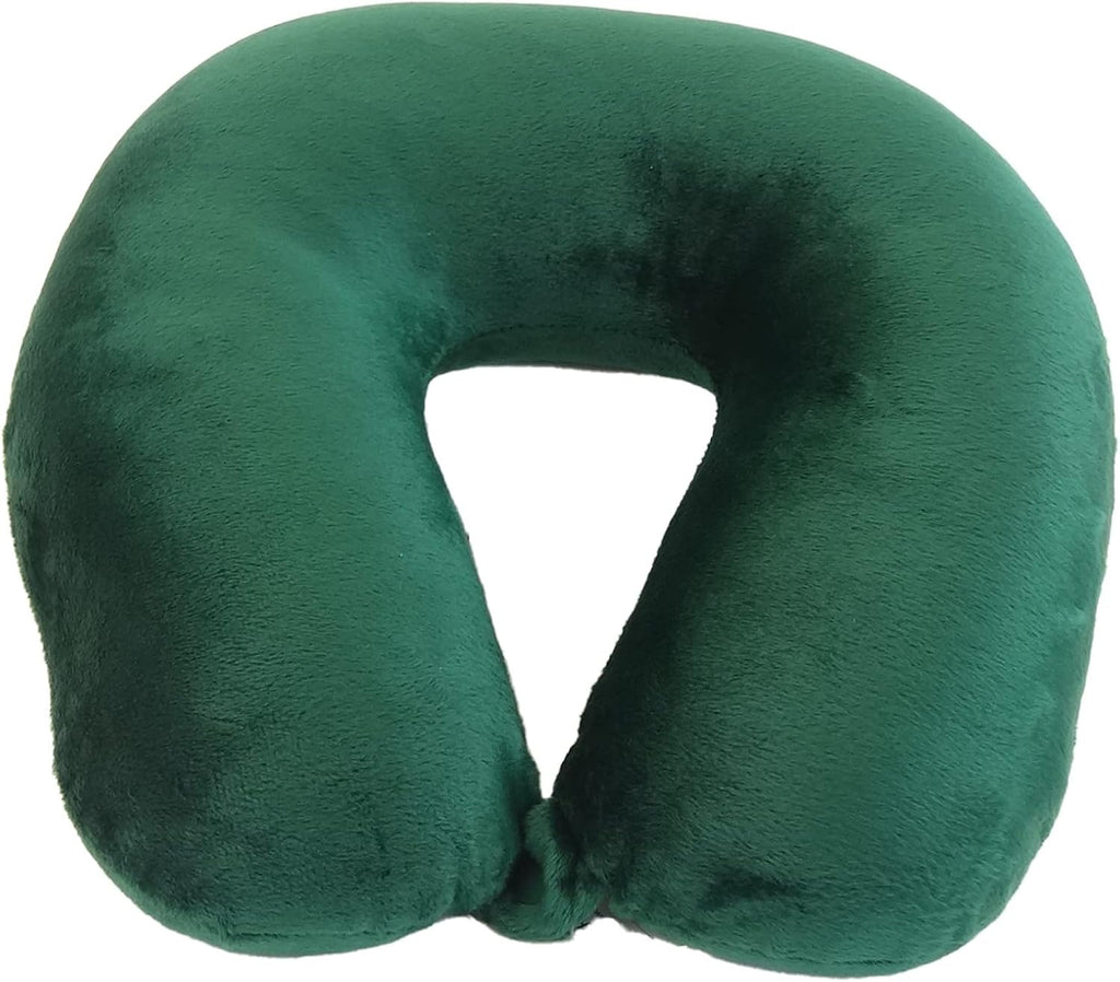 WorldsBest Wolf Essentials Adult Cozy Soft Microfiber Neck Pillow for Travel – Compact, Machine Washable - Perfect for Airplane, Car, or Ho…
