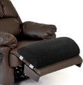 Wesiti Recliner Foot Pillow Cushion High Resilience Sherpa Memory Foam Bolster Sleeping Rest Multipurpose Half Roll Leg Pillow Suitable…