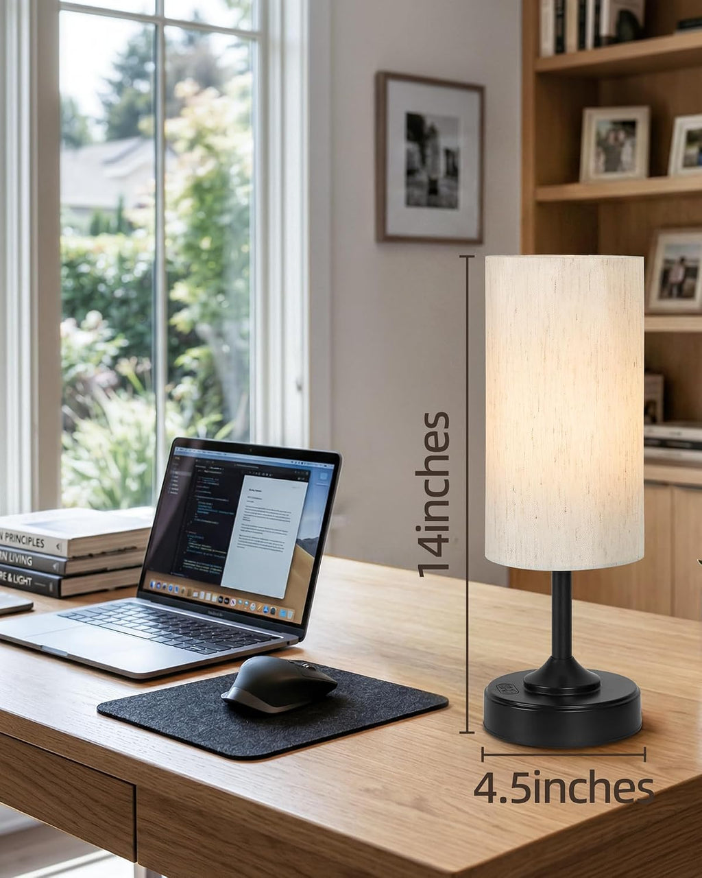 EZVALO 2-Pack Cordless Table Lamp, Ambient Light, Dimmable, Touch, Timer, 2700K, Decor, Portable, LED, Wireless, Rechargeable, Battery…