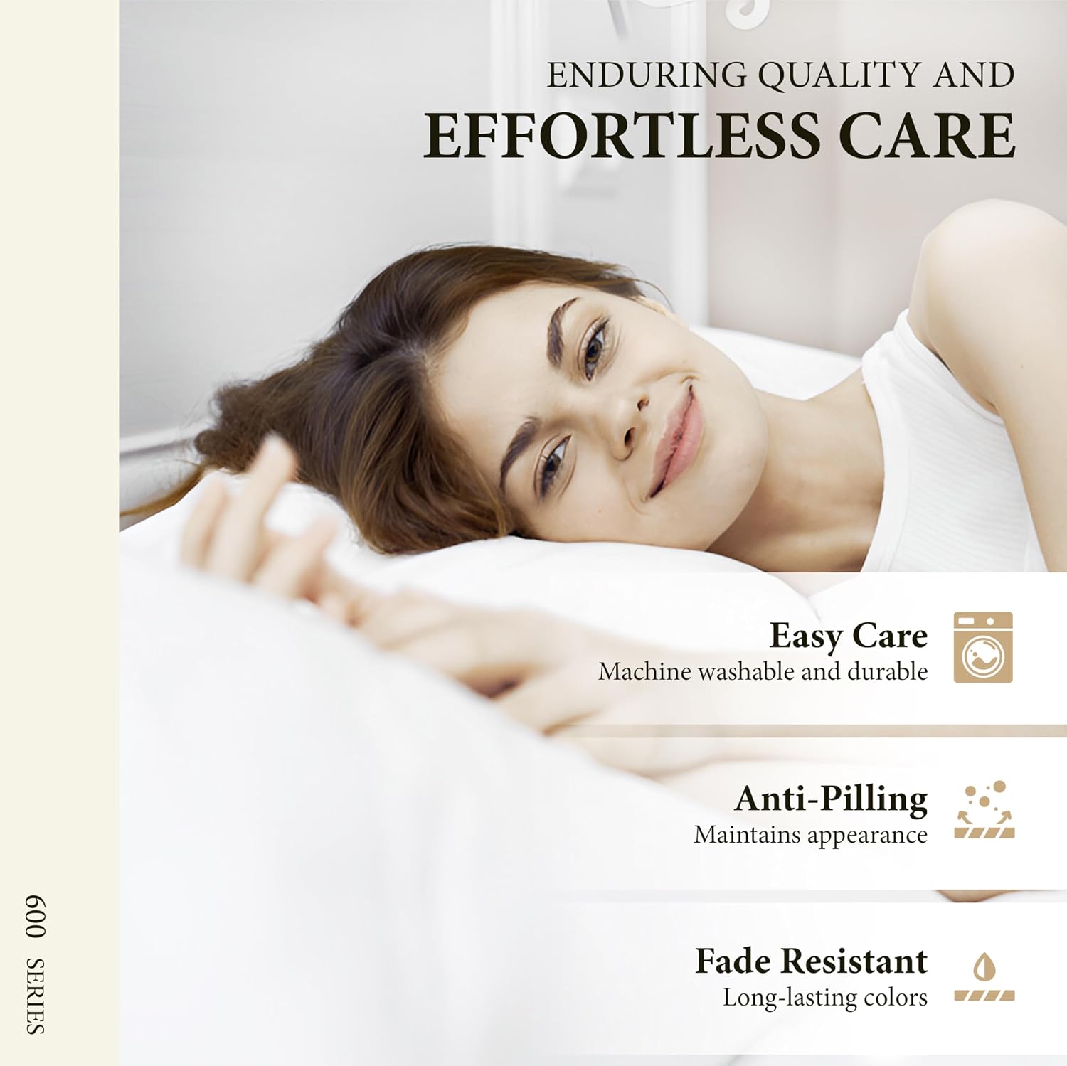 AshtonSheets 100% Egyptian Cotton Twin Bed Sheets Set - Luxury 600 Series Refined Collection Sheet for Twin Size Bed (3 PC, Dark Grey), Sof…