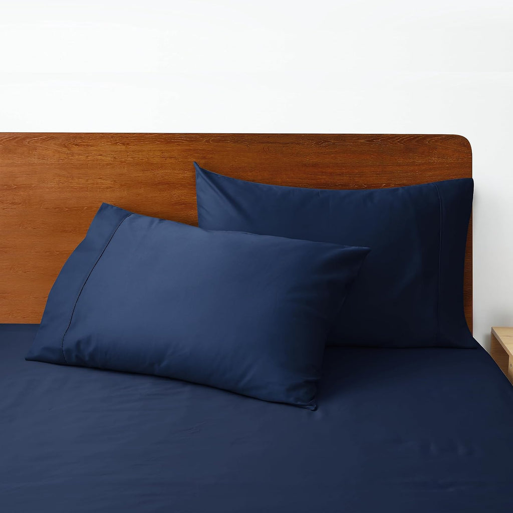 ShunjieHome 100% Egyptian Cotton Pillow Cases Set of 2, King Size 400 Thread Count Cooling Pillowcases, Soft and Breathable Pillow Covers w…