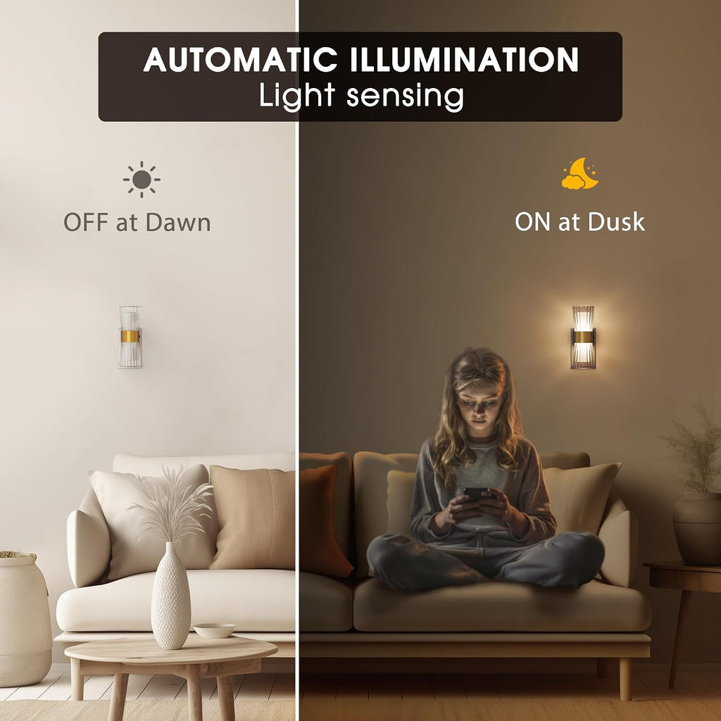 Briignite Night Light Plug into Wall, 2 Pack, 320° Rotation Night Light with Dusk to Dawn Light Sensor, Soft White 3000K, 0-100LM…