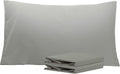 Ntbay King Pillowcase Set - 2 Pack Brushed Microfiber 20x36 Pillowcases - Soft, Wrinkle-Free, Fade-Resistant, Stain-Resistant, Smoke Grey P…