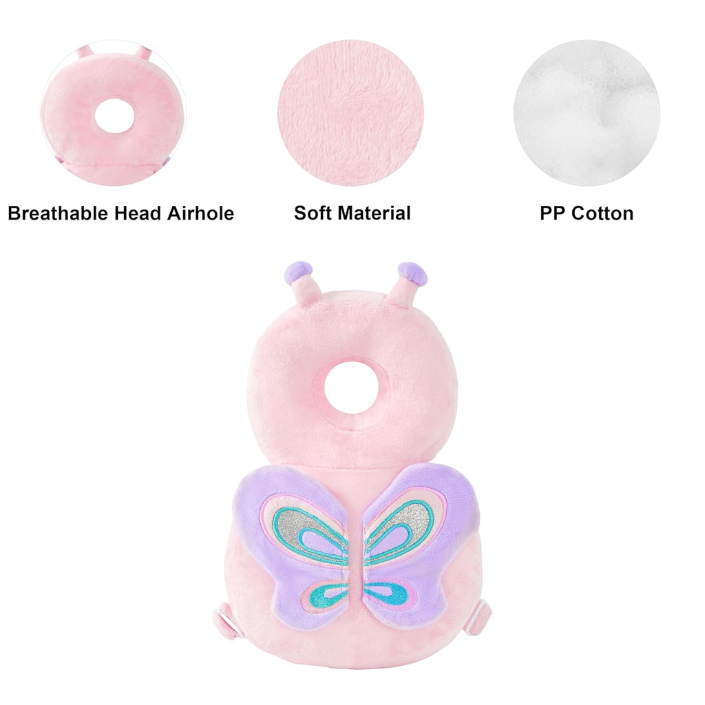 Baby Back Potection Toddler Safety Protector Cushion Pad Toddler Backpack for Crawling Walking Adjustable Toddlers Back Safety Pad for…