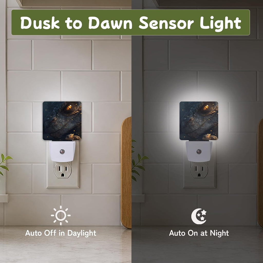 Dragon Eye Fantasy Night Lights Plug into Wall, Night Light for Bedroom Bathroom Hallway Kitchen, Auto Dusk to Dawn Sensor Decorative…