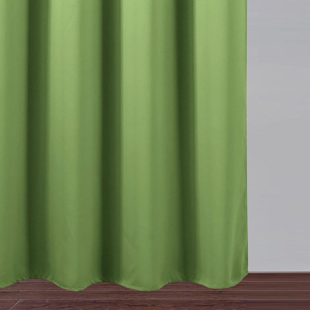 Lemomo Light Green Thermal Blackout Curtains/52 x 95 Inch/Set of 2 Panels Room Darkening Curtains for Bedroom 95 Inch Green