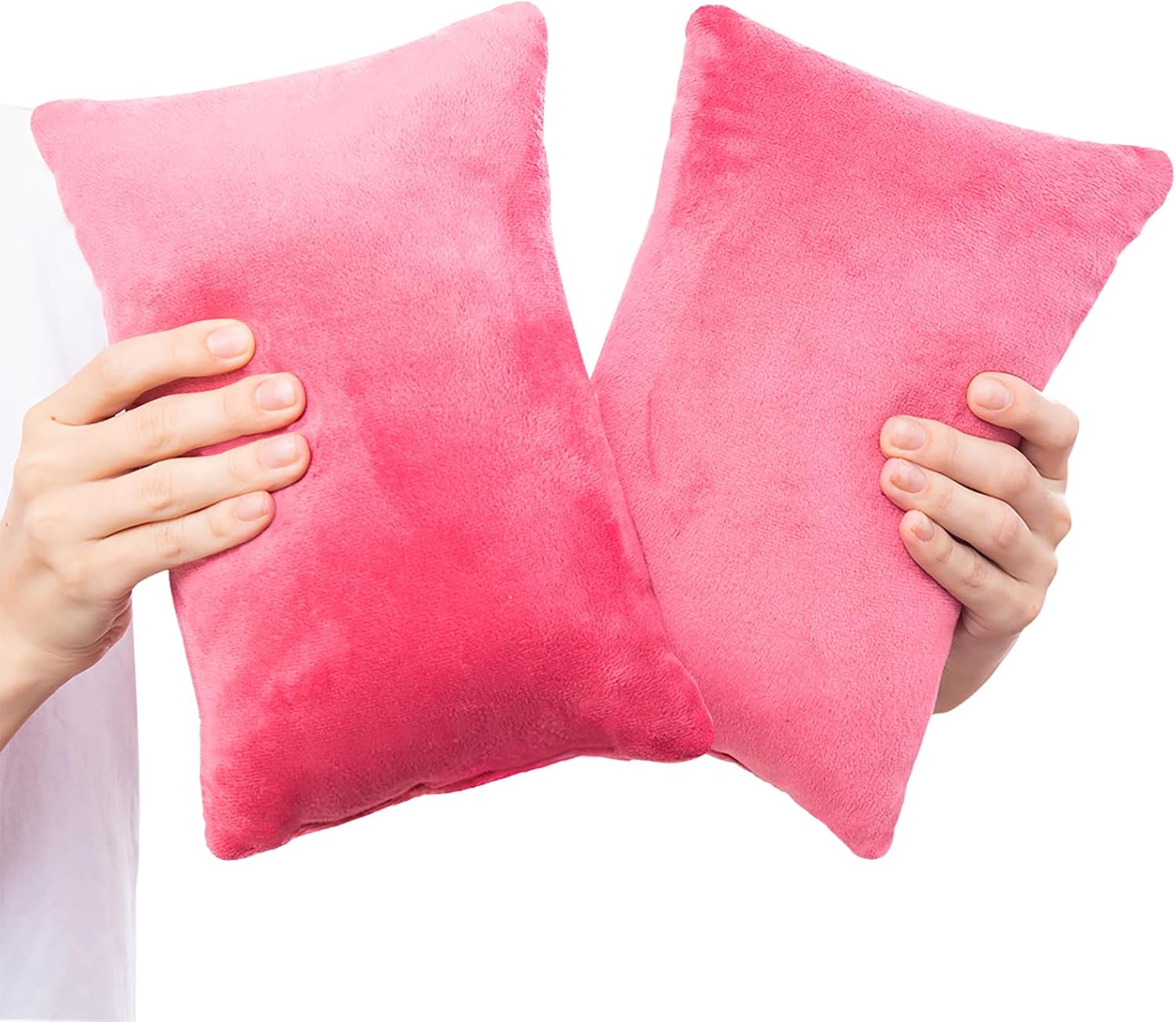 1 MIDDLE ONE 2 Pack Small Pillow, Memory Foam Mini Pillow 11 X 7 Inches for Travel, Sleeping, Nap and Neck, Knee, Lumbar Support, Tiny…