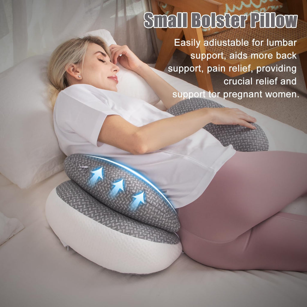 Chilling Home Pregnancy Pillow, Maternity Pillow for Pregnant Women, Pregnancy Pillows for Sleeping Portable, Pregnancy Wedge Pillow…