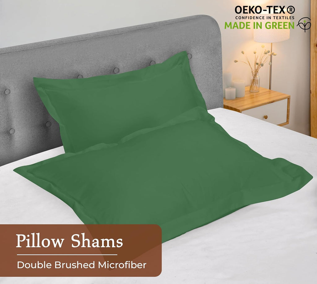 Royalelinens Royale Linens Pillow Shams 2 Pack Standard Size 20x26 Inch - 1800 Microfiber -Bed Pillow Shams, Wrinkle Resistant Super Soft a…