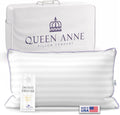 QueenAnnePillowCompany Queen Anne Hotel Pillows King Size Bed Pillow for Sleeping – Adjustable Luxury Down Alternative for Side & Back Slee…