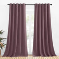 NICETOWN Blackout Draperies Curtains for Kids Room, Window Treatment Thermal Insulated Solid Grommet Blackout Drape Panels for Bedroom…
