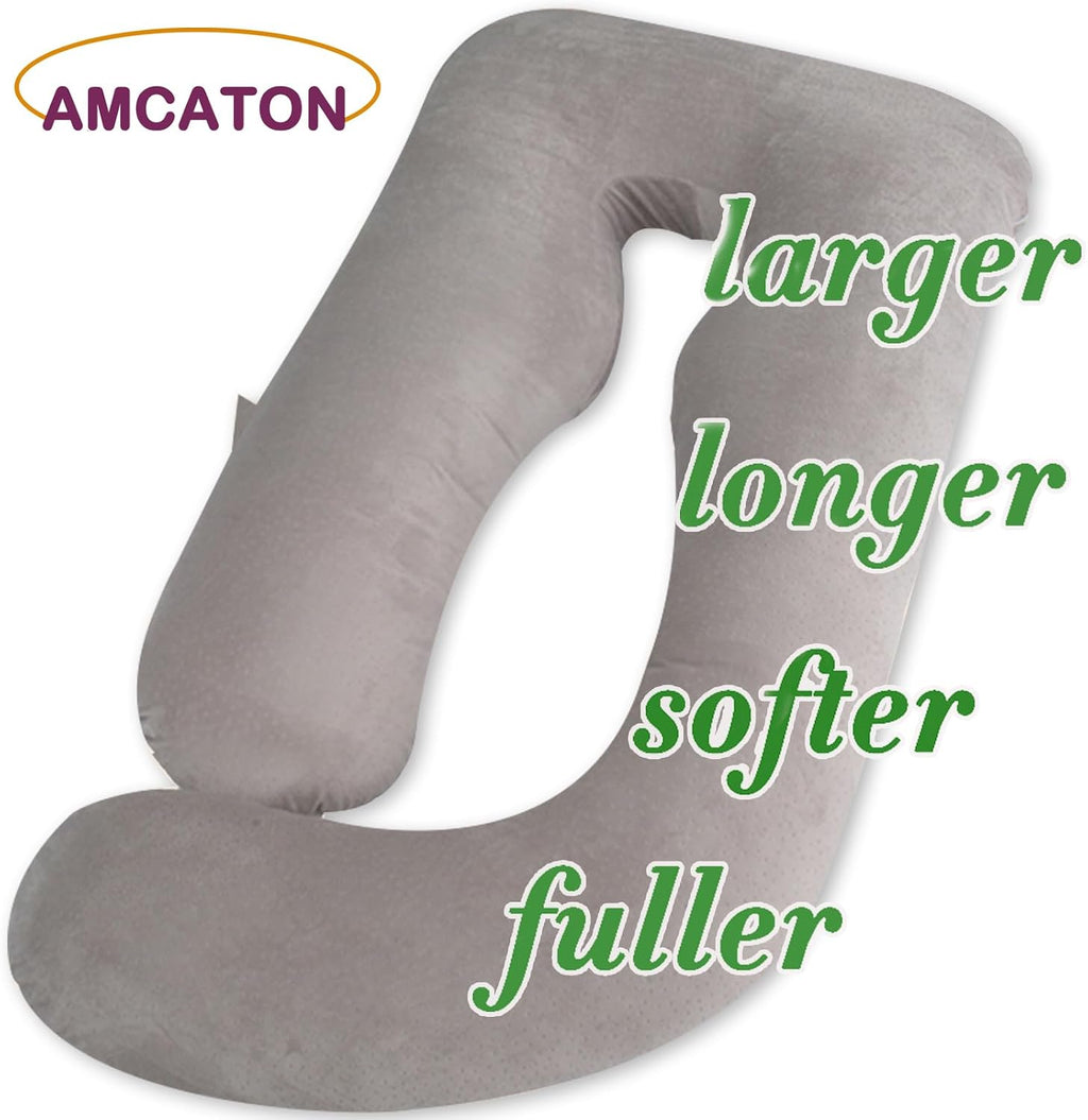 60 Inch Pregnancy Pillows for Sleeping, Extra Large U Shaped Body Pillow, Pregnancy Pillow, Maternity Pillow for Pregnant Women with…