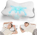 Joyenergy Ergonomic Cervical Pillow for Neck and Shoulder - Memory Foam Contour Pillow with Dual Heights, Cooling Breathable Pillowcase, Or…