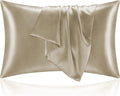Bedelite Satin Pillowcase for Hair and Skin, Super Soft and Cooling Similar to Silk Pillow Cases 2 Pack with Envelope Closure, Gift for Wom…